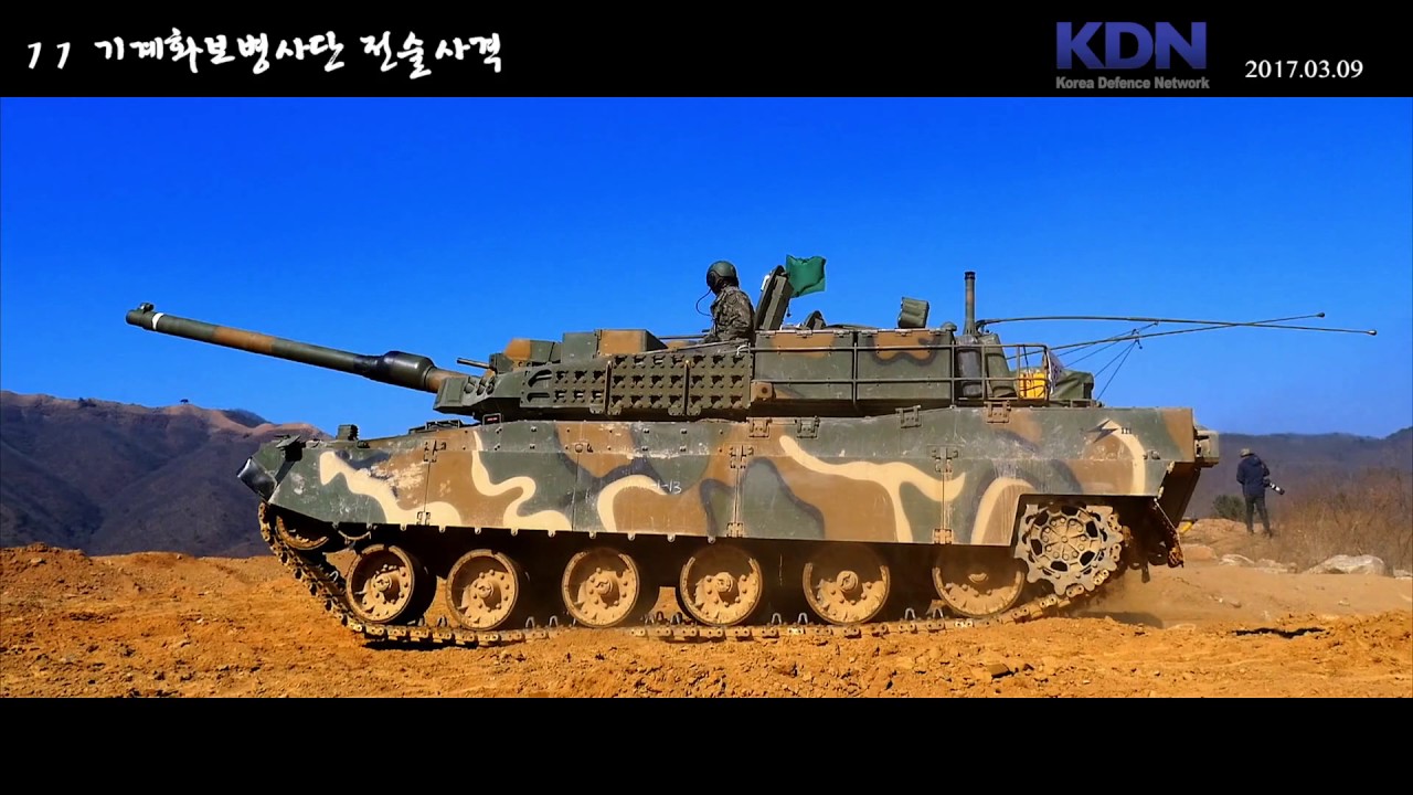 KOREA K-2 Black panther tank 11기계화보병사단사격