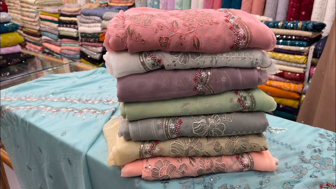 *MEGA EID SALE*😎 On Pakistani Hight Quality *CHIFFON*❤️ Dresses By AF & BS