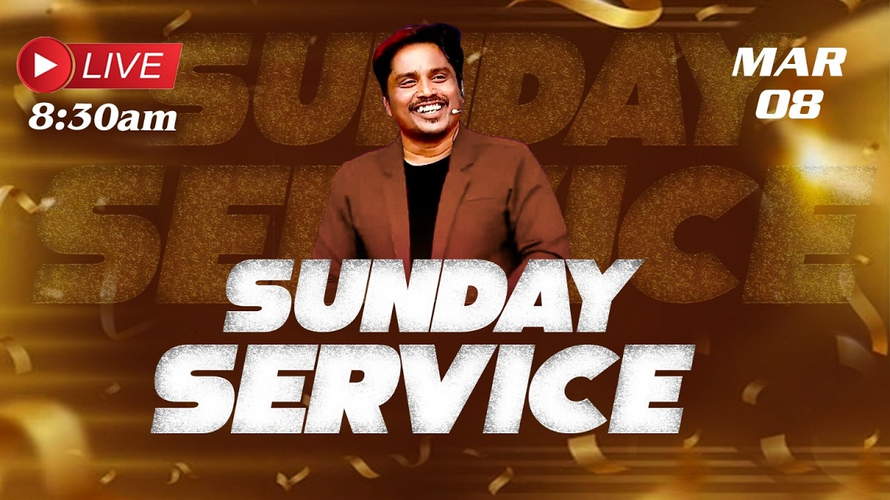 Sunday Service Live Message By Bro.D.Jestin (08.03.2026) (SS2608)