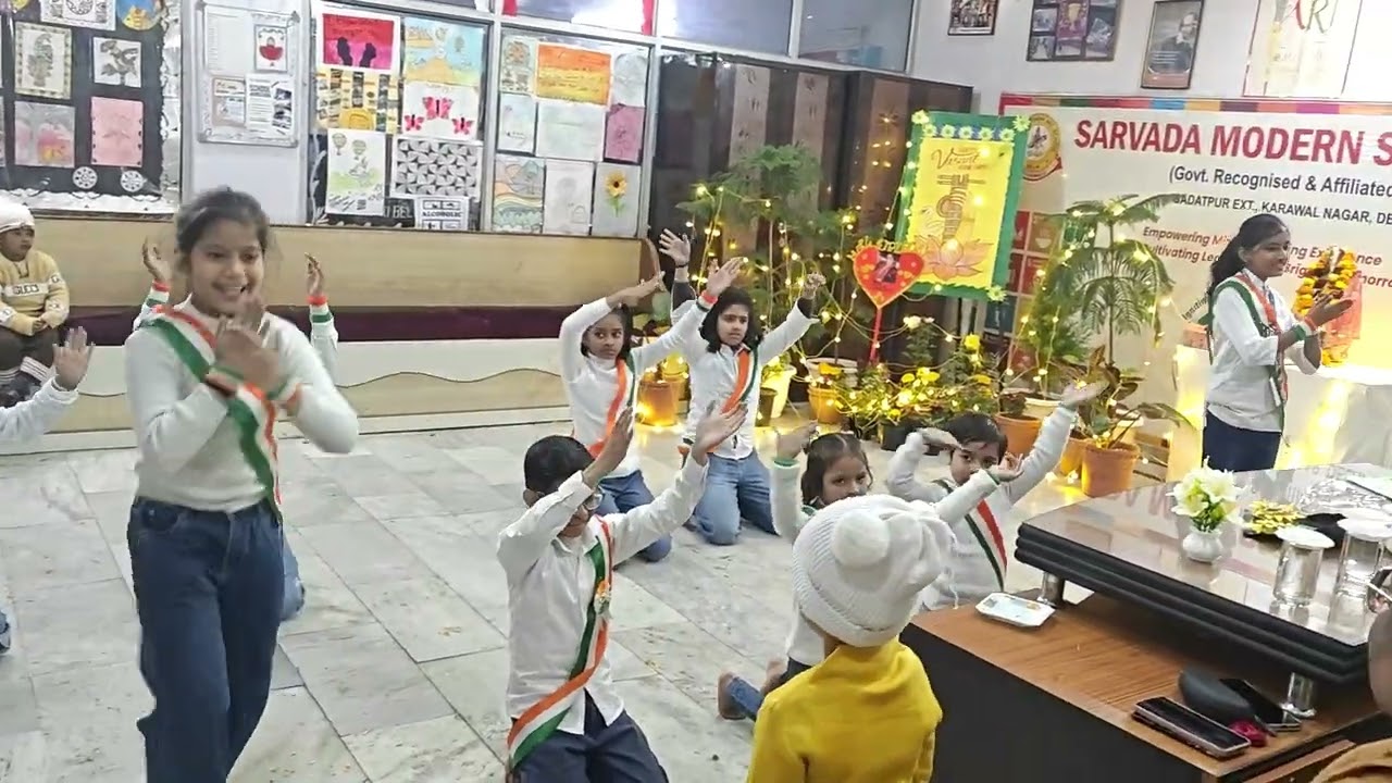 A patriotic Dance performance 