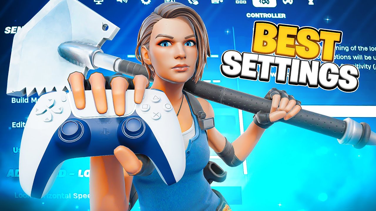 *NEW* BEST Controller SETTINGS + Sensitivity in Chapter 7 Season 1 🎮 ( Fortnite Reload Gameplay)