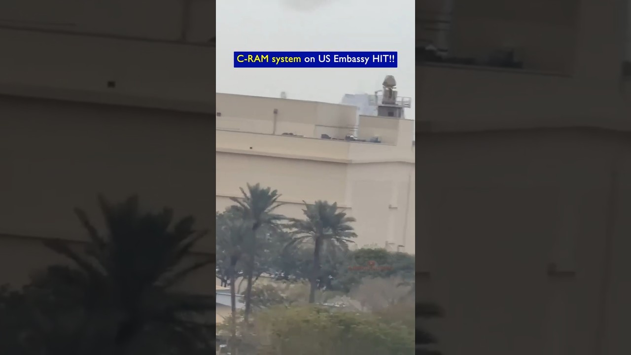Iranian Drone Strikes C-RAM Radar at US Embassy in Baghdad!!