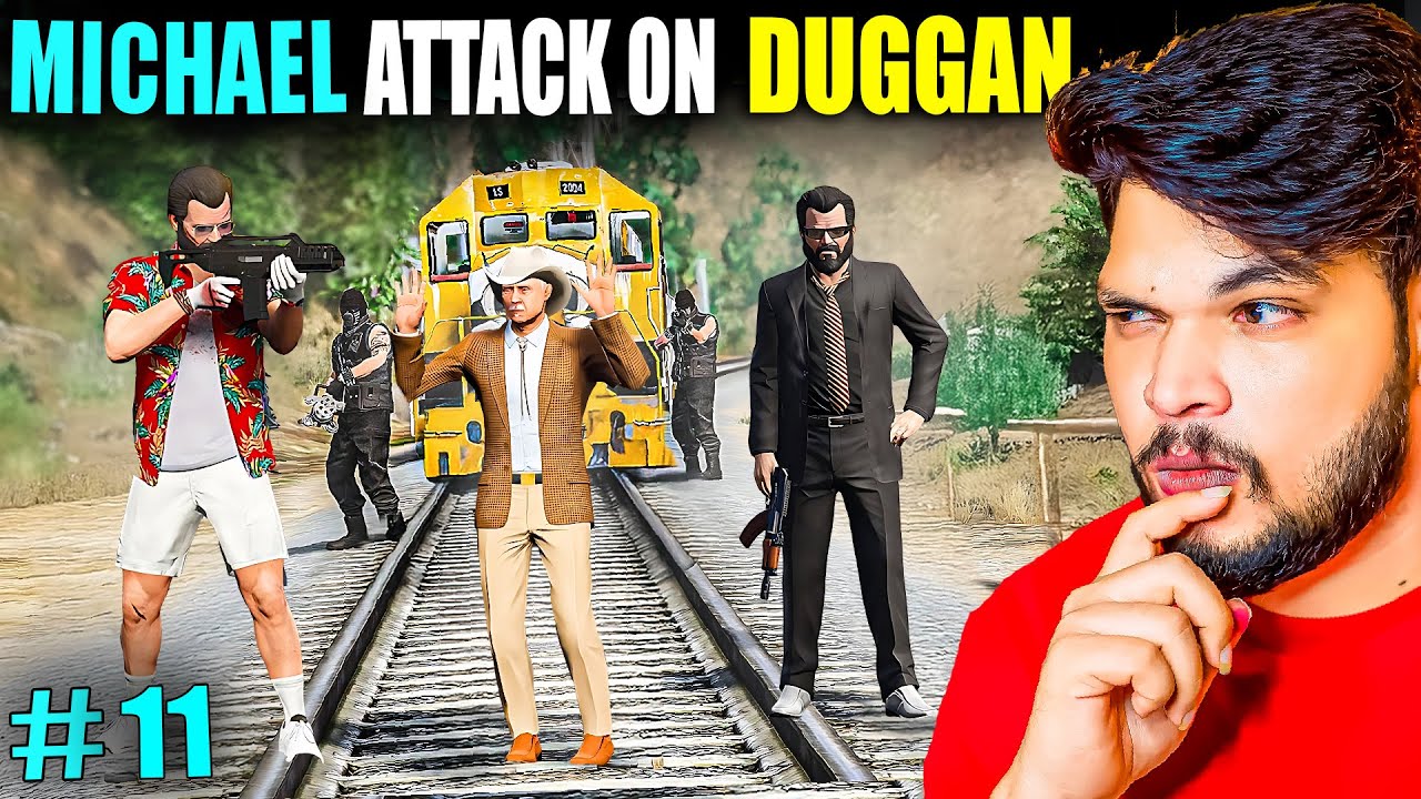 MICHAEL VS DUGGUN BOSS 👿 THE END OF DUGGUN BOSS IN GTA 5! techno gamerz