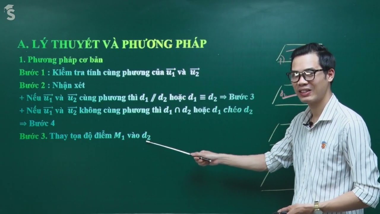 VỊ TRÍ TƯƠNG ĐỐI HAI ĐƯỜNG THẲNG|TOÁN 12|Thầy Nguyễn Công Chính (Học off HN ib zl+ol@tuyensinh247tv)
