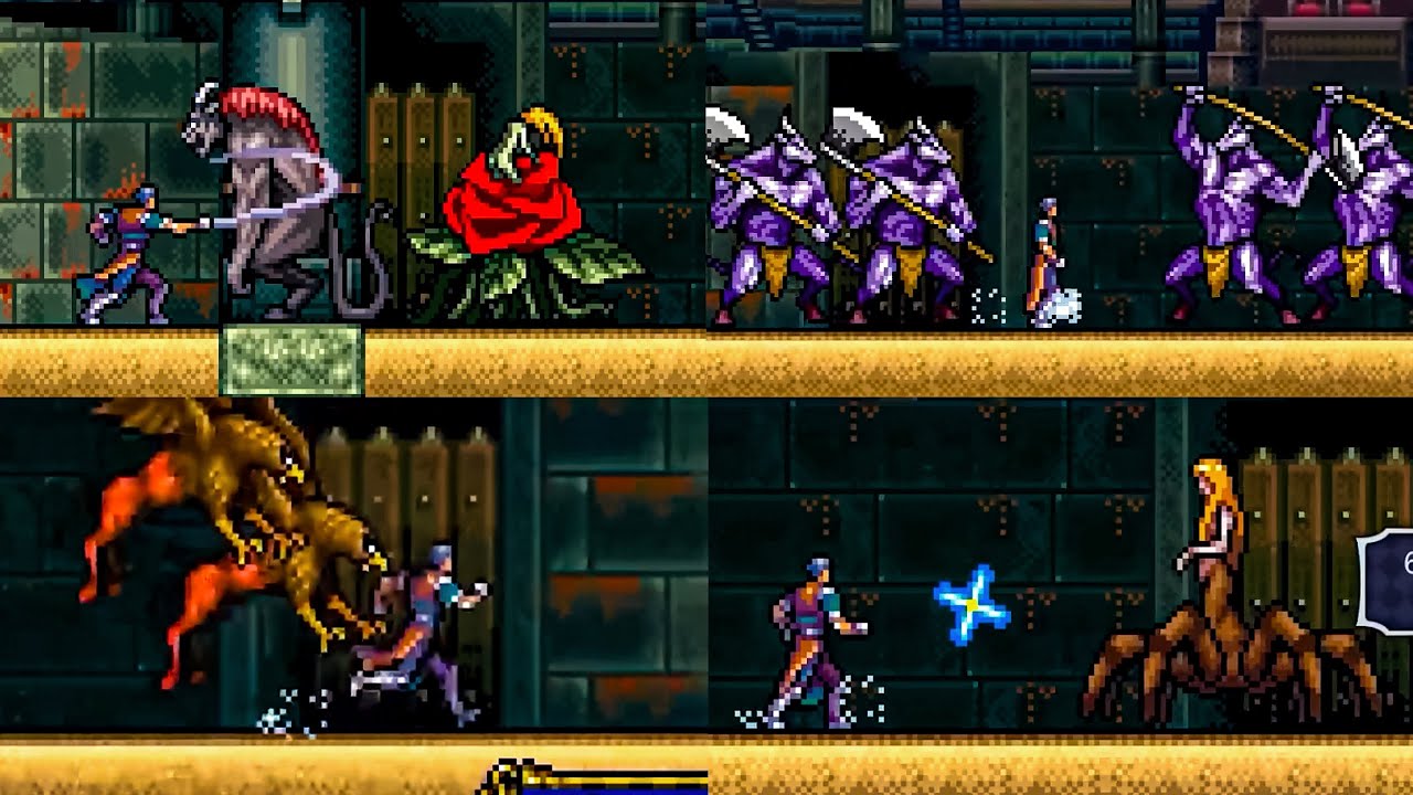 Castlevania: Circle of the Moon [Collection 2021] - Battle Arena All Levels (2k 60FPS)