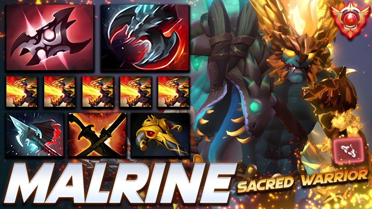 Malrine Huskar Sacred Warrior - Dota 2 Pro Gameplay [Watch & Learn]