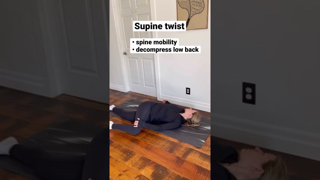 Demo: supine twist