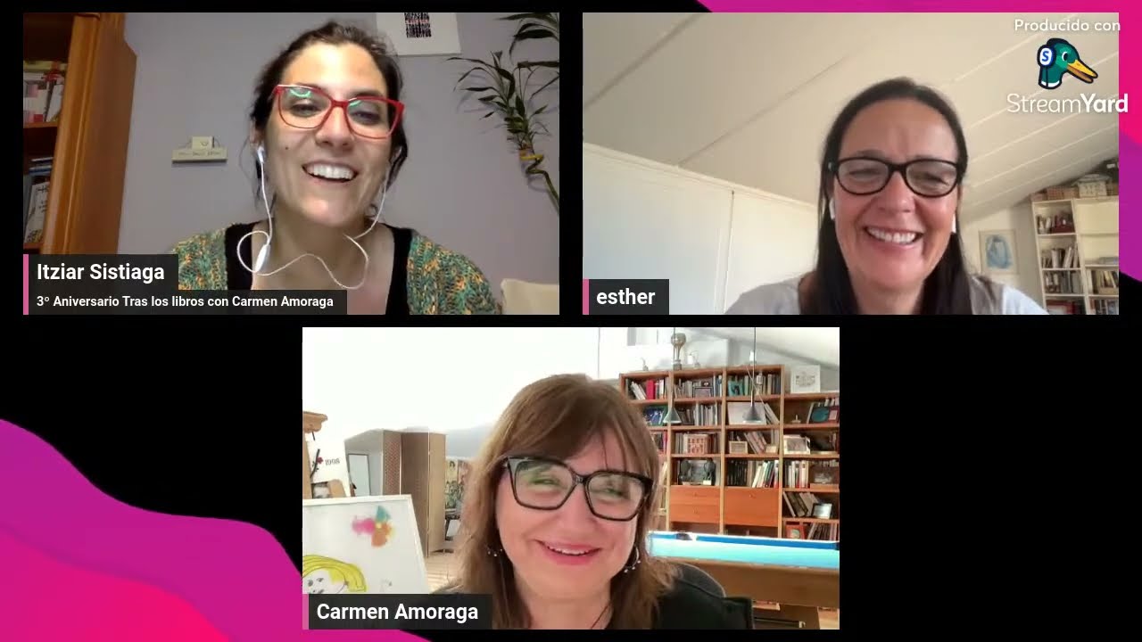 3ª Aniversario de Tras los libros con Carmen Amoraga