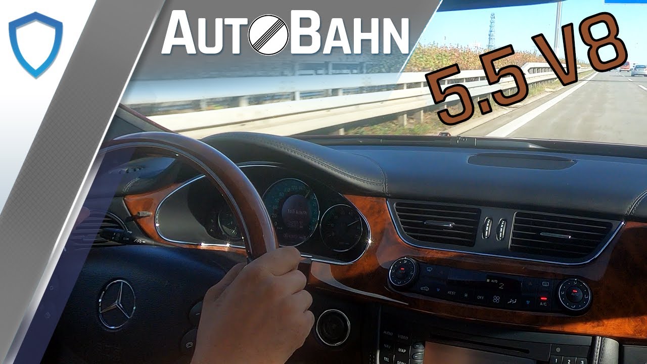 AutoBahn - Mercedes CLS 500 (2006) - POV Drive | 100-200 km/h | Top Speed