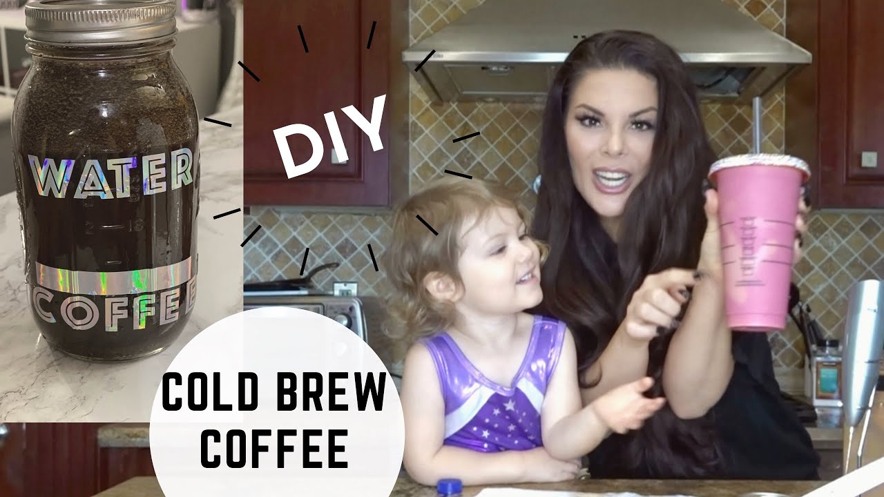 DIY Easy cold brew coffee / pumpkin spice cold brew at home