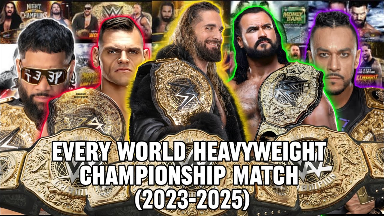 Every WWE World Heavyweight Championship Match (2023-2025)