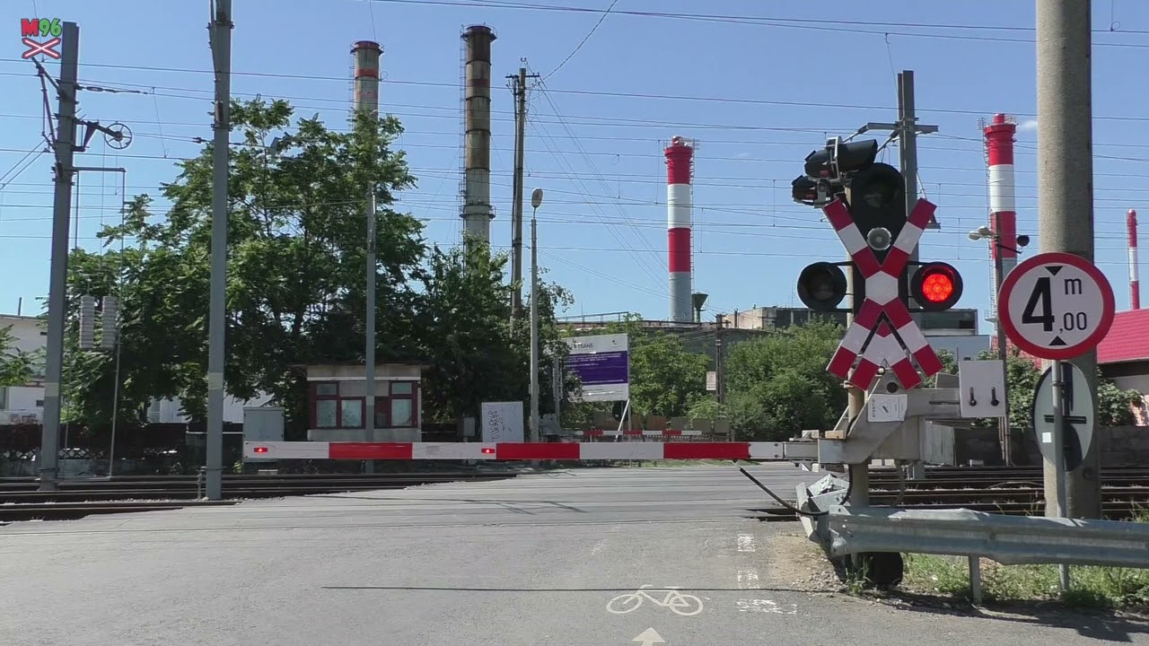Trecere la nivel cu calea ferată Arad #1 (RO) - 2.8.2025 / Žel. přejezd / Romanian railroad crossing