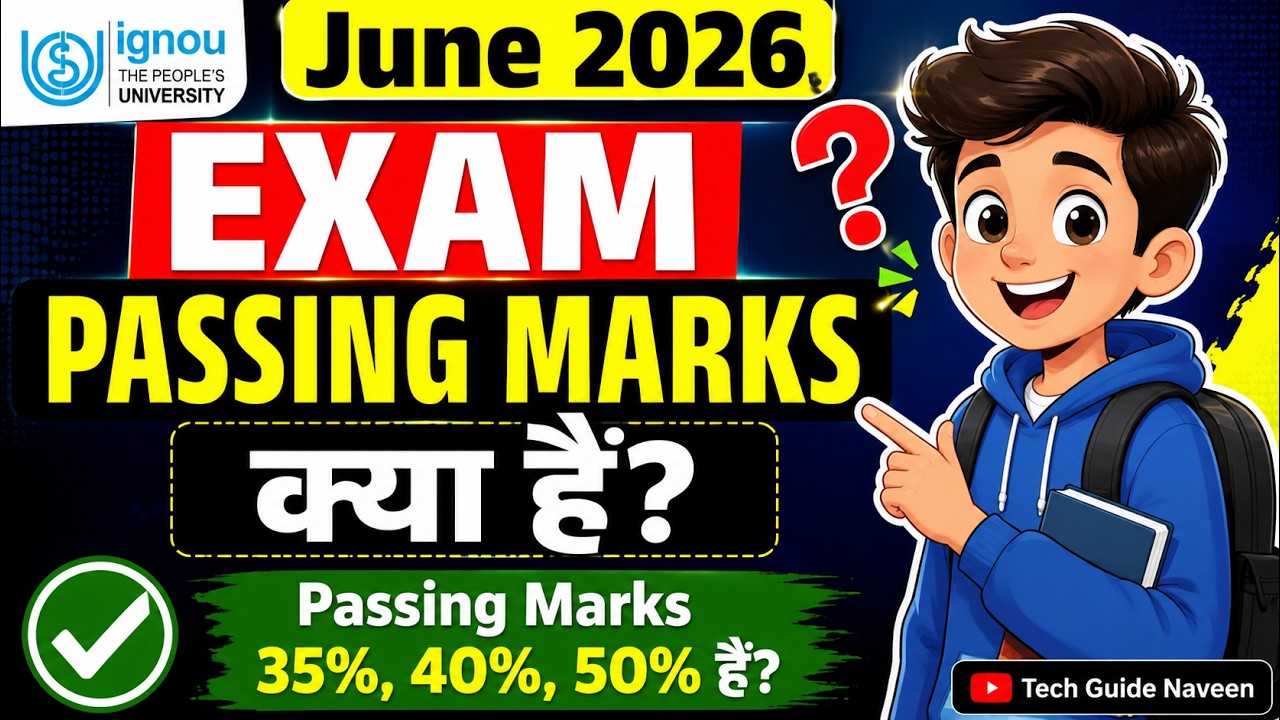 IGNOU Passing Marks for the June 2026 Exam? | What is Passing Marks in IGNOU? | IGNOU Passing Marks?