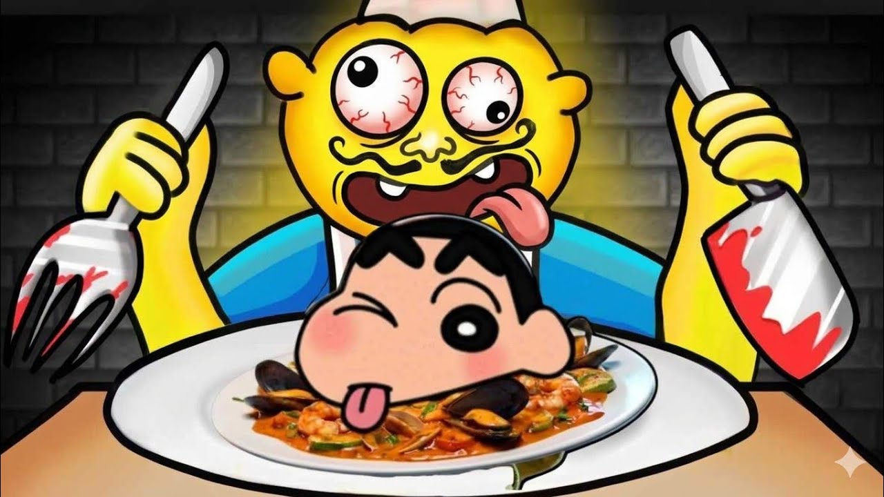 Mr Mix Cooked Shinchan For Breakfast! 😱