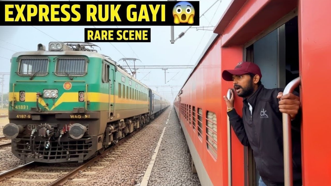 1st Time 😱 Bandra–Jaipur Express Ko Roka | Chaksu Station Par Malgadi Ko Cross Karwaya 🚆