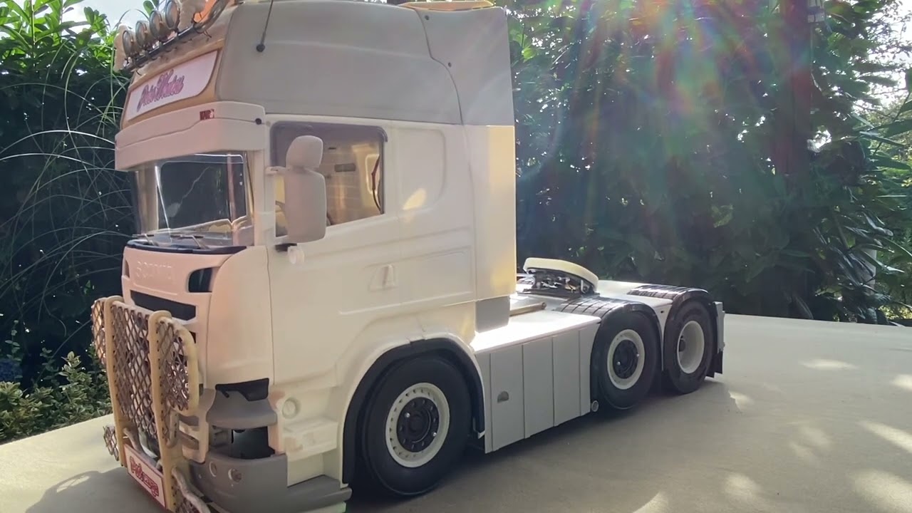 Tamiya Scania R 520 Pwt Cargo 1/14 Rc Truck Peter Wouters V8