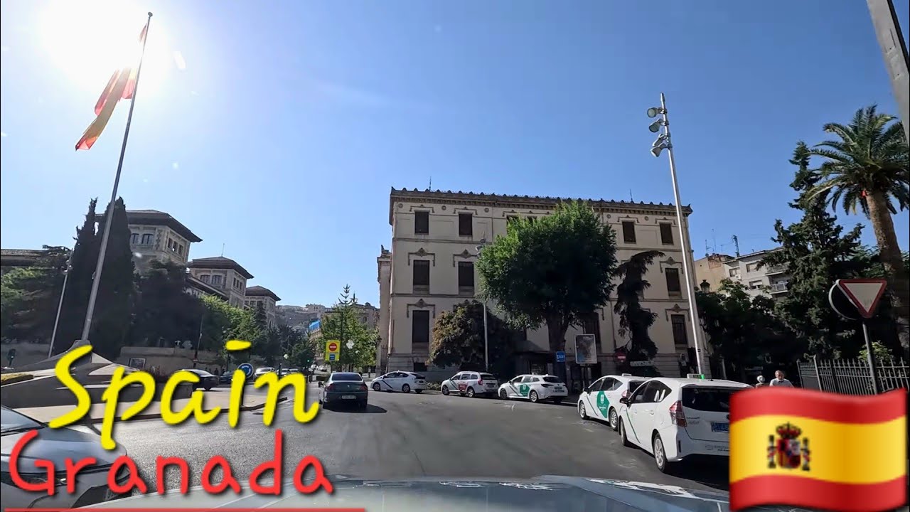 Granada Spain 🇪🇸 4K Drive
