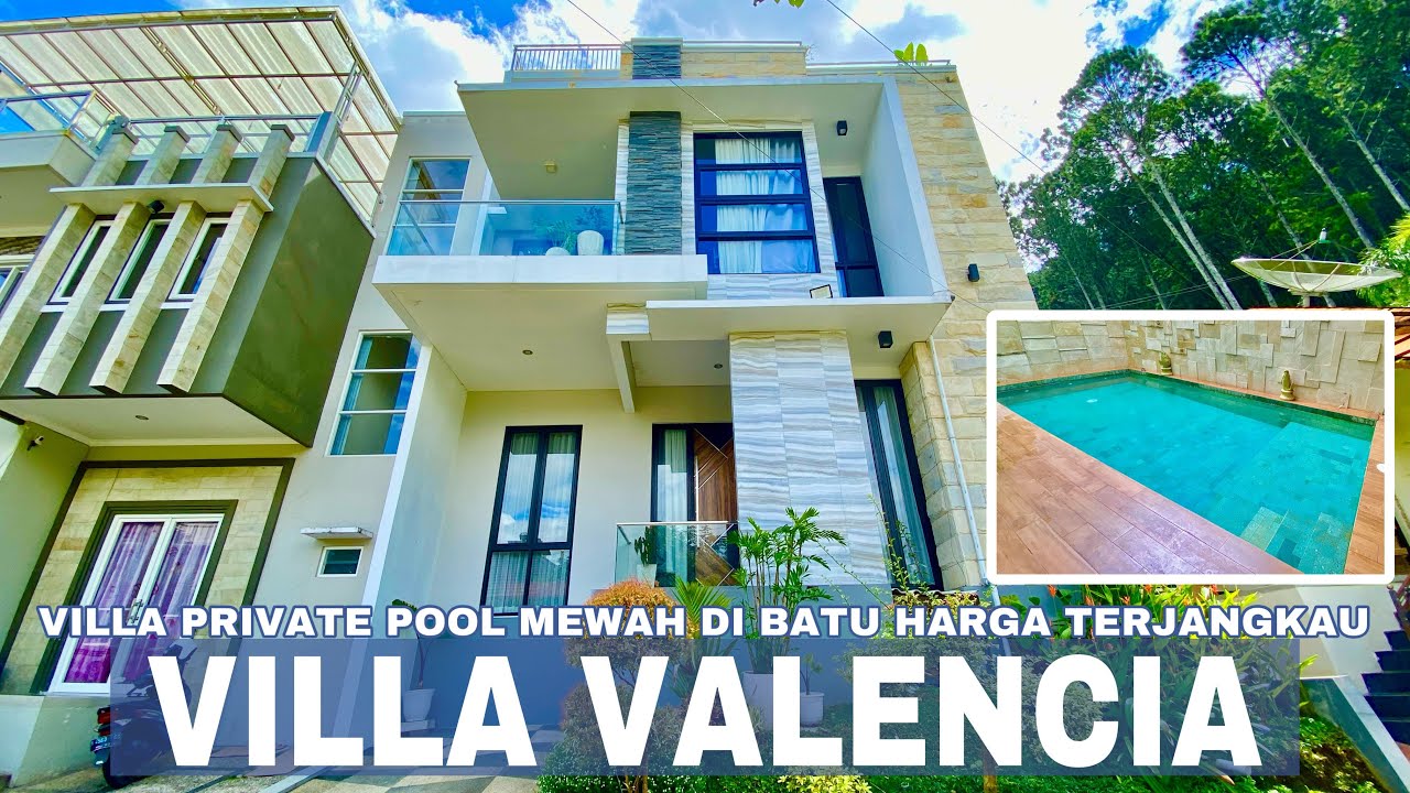VILLA PRIVATE POOL BATU MALANG || REVIEW LENGKAP VILLA VALENCIA BATU || VILLA BATU MALANG