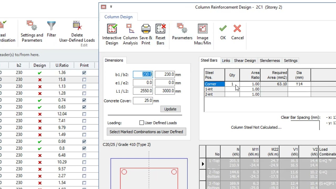 ProtaStructure: Как исправить неисправный столбец.