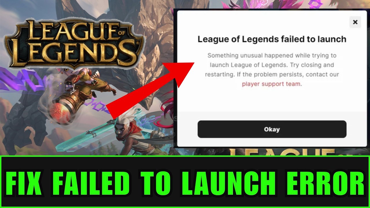 Как исправить ошибку &laquo;League of Legends не запускается&raquo; после обновления | #lol