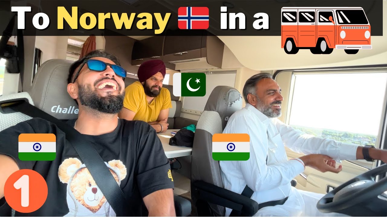 Norway road trip starts with Pakistani Sardar ji & @OhiSaabi | Motorhome Travel