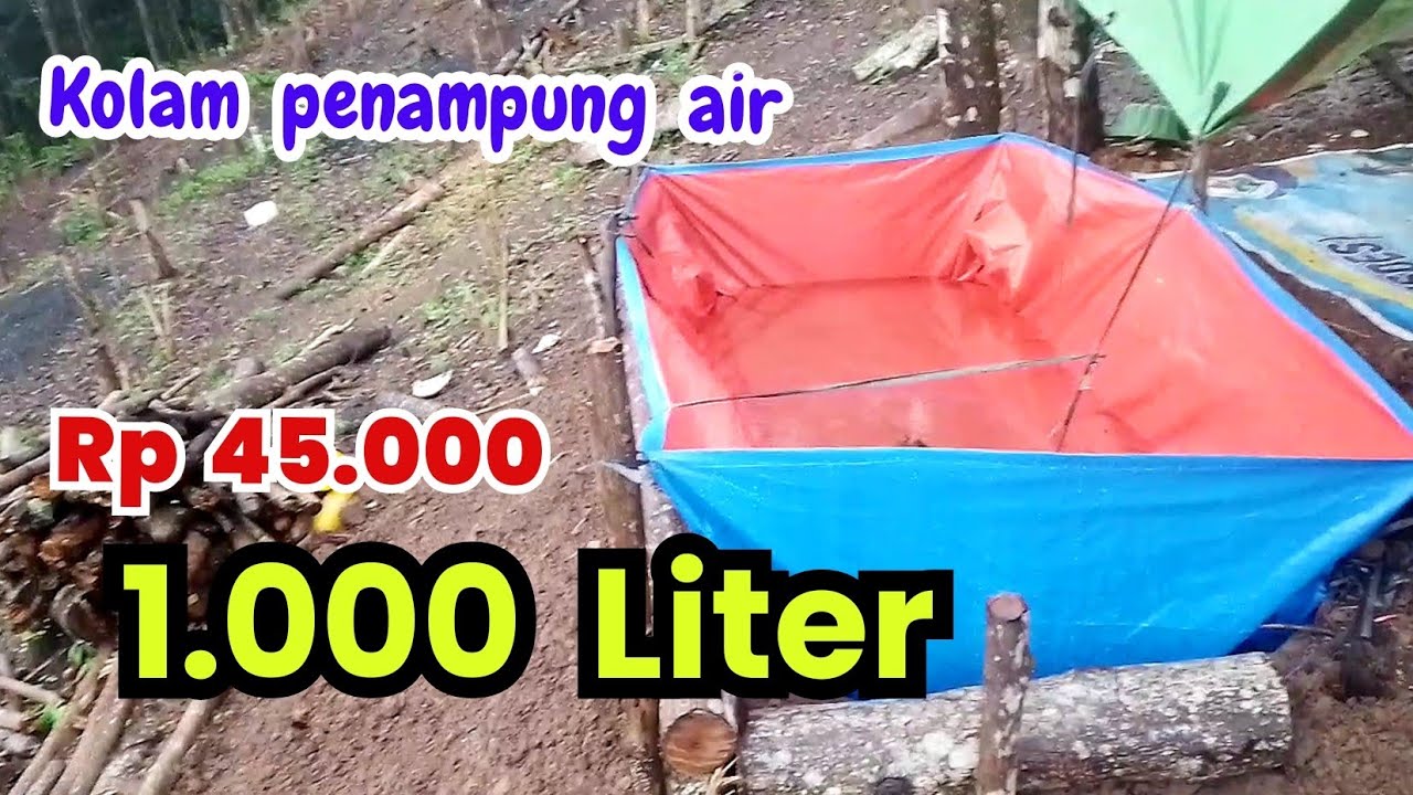 Cara membuat penampungan air di kebun - Cara membuat penampung air hujan