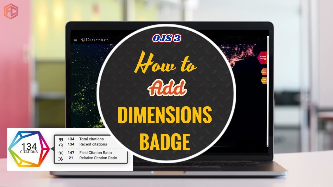 #ojs #acahya #dimensions Tutorial OJS 3 Membuat Dimensions Badge