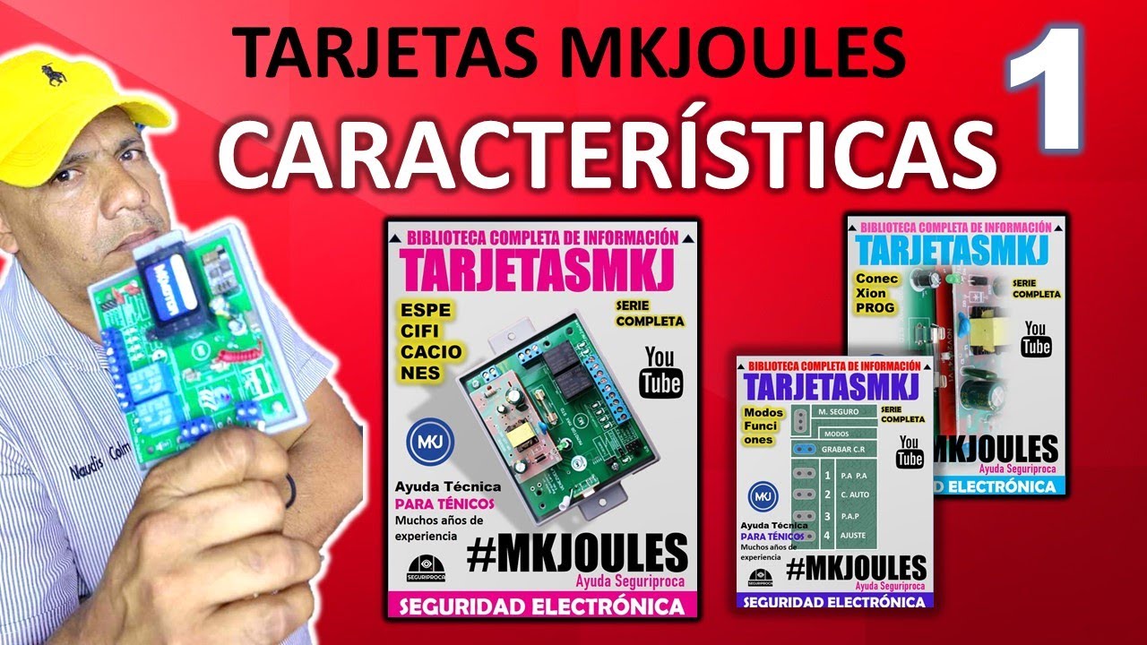 Tarjeta Mkjoules MKJ Portones Eléctricos Automáticos Motor Portón a control remoto Garage