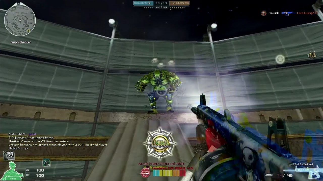 AA-12-MUTANT CROSSFIRE. MERIDA HERO MODE.