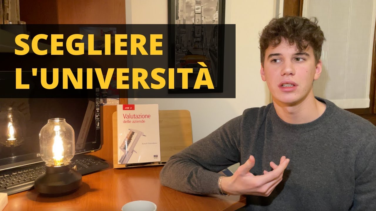 SCEGLIERE L'UNIVERSITÀ