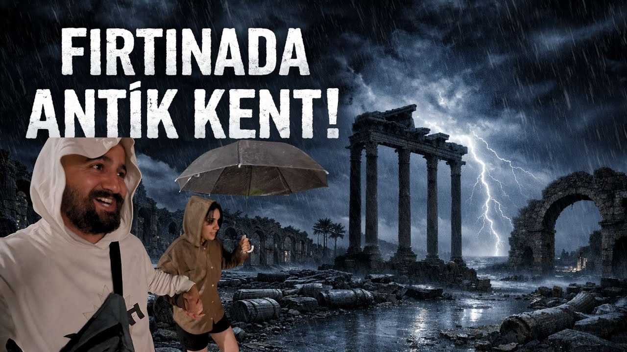 FIRTINADA, YAĞMURDA ANTİK KENT!
