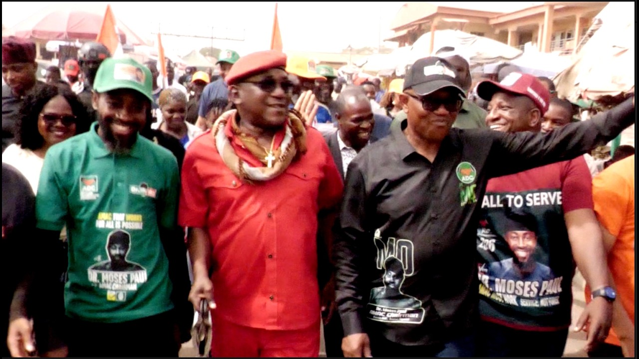 Peter Obi Joins Forces With Solomon Dalung: ADC Rally in Karu & Nyanya Turns Into Political Carnival
