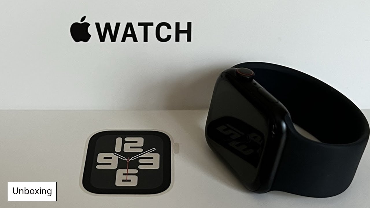 Распаковка Apple Watch SE 2 — 44 мм Midnight (2-го поколения)