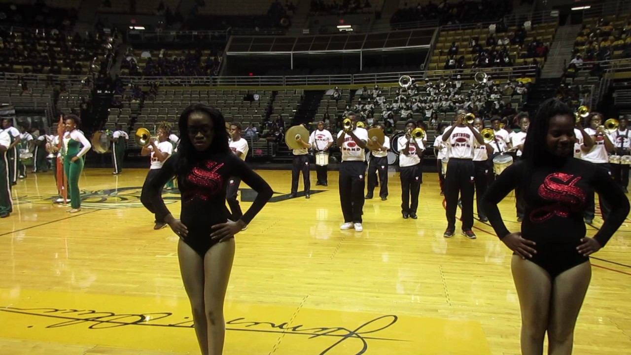 Southside Selma Marching Band * Comes To Halfcourt & Blows At Carver Montgomery Band * ASU Jamboree
