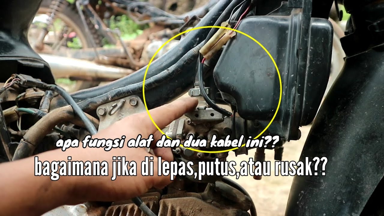 penjelasan tentang kabel tss (kabel hitam merah)atau kabel yg ada di karbu supra 125 jika putus