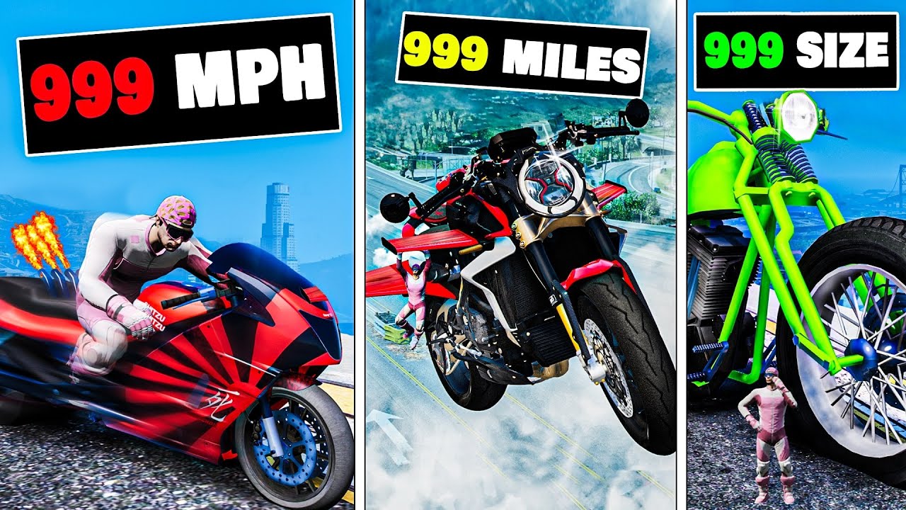 Every time I crash my bike evolves in GTA 5
