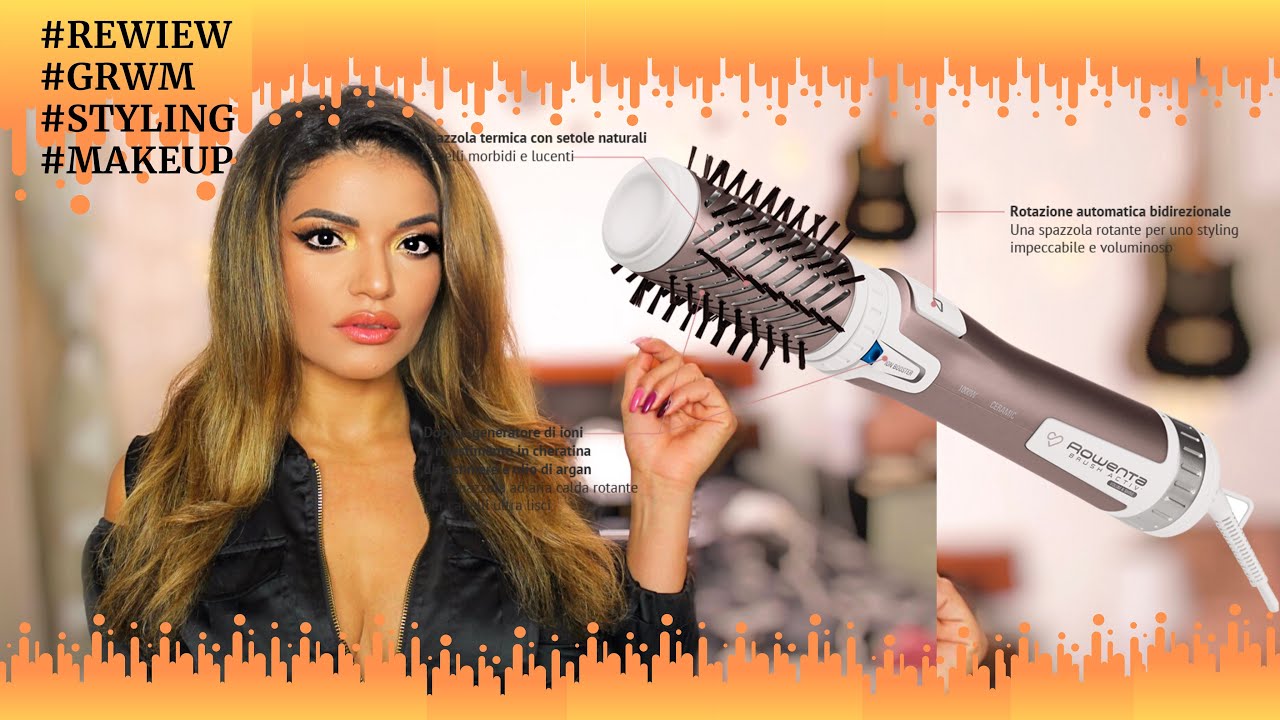 MI PREPARO CON VOI  - REVIEW SPAZZOLA ROTANTE  + MAKEUP AMERICAN LOOK