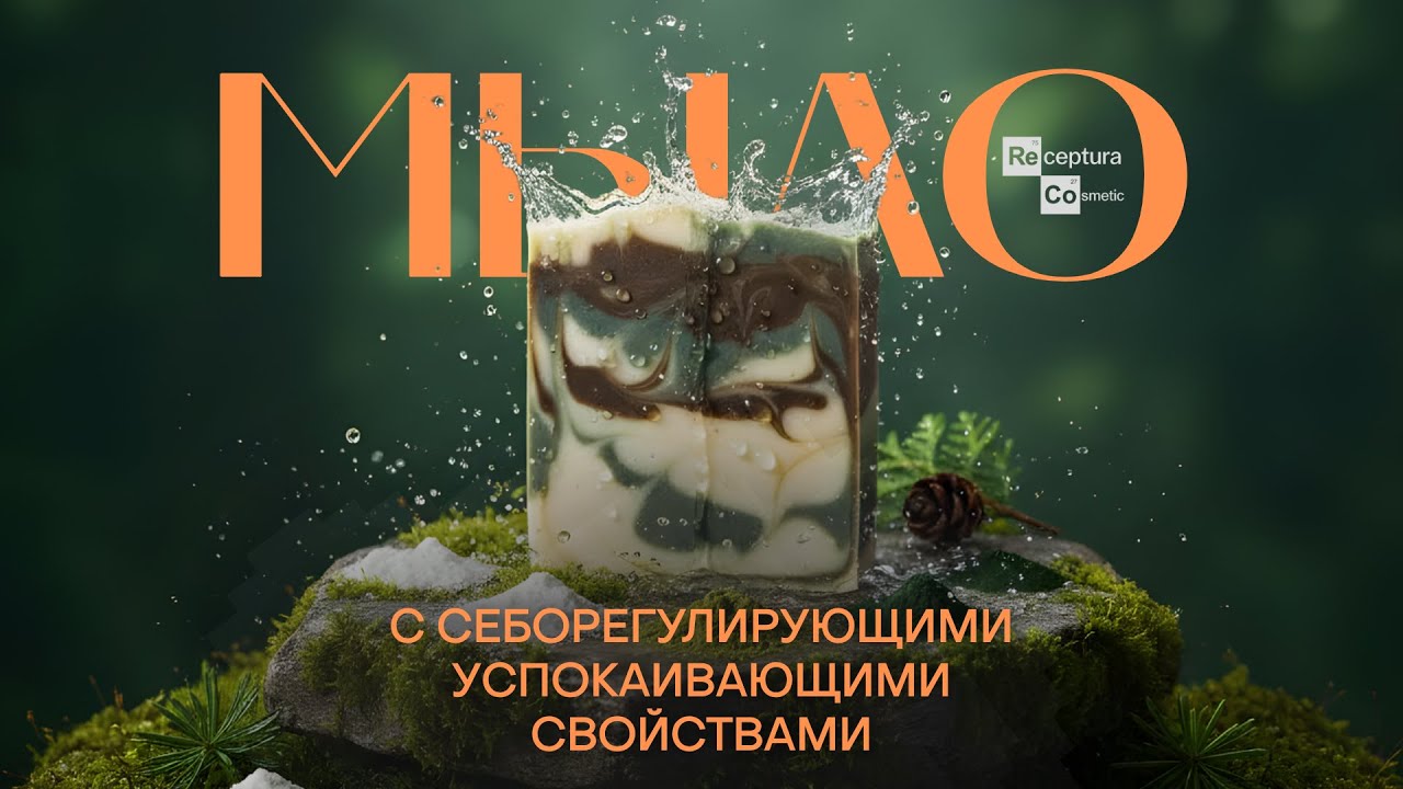 Технологичное мыло для проблемной кожи: Ним, спирулина, глина | Научный подход Receptura