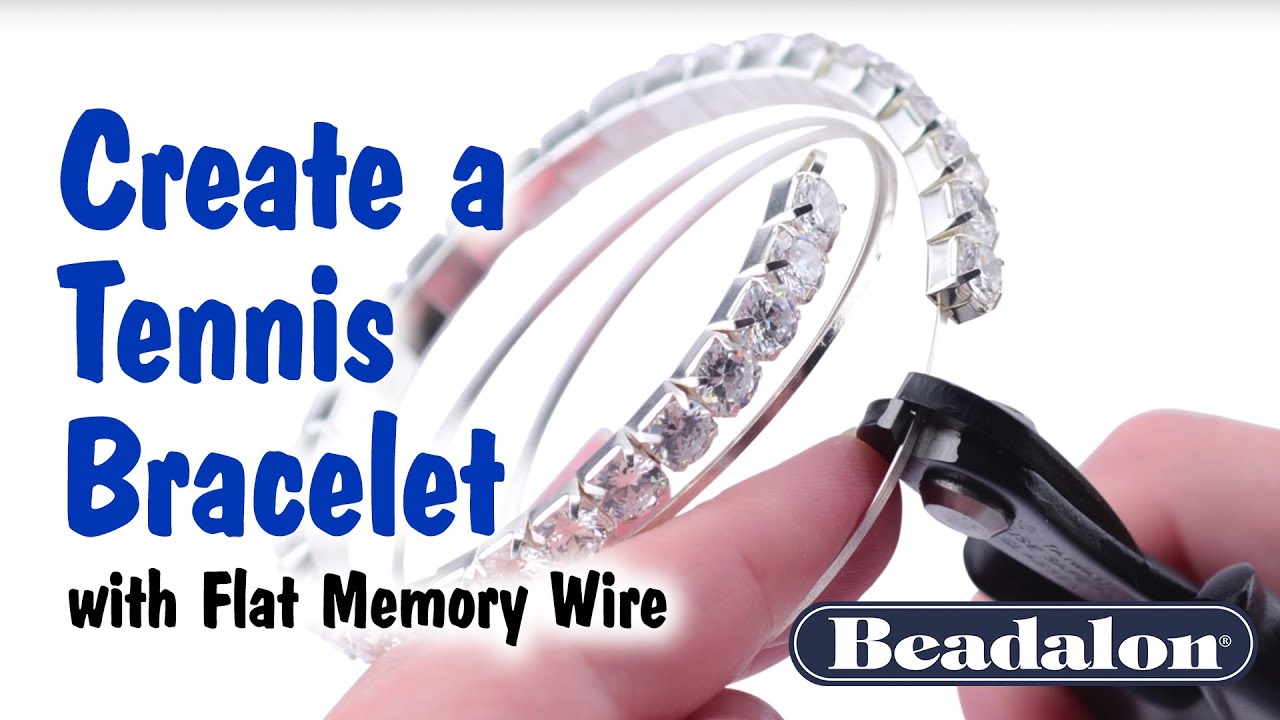 Create A Tennis Bracelet With Flat Memory Wire