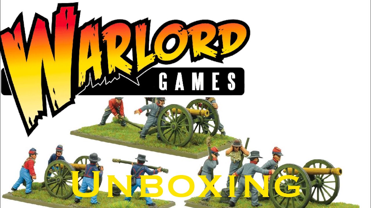 Распаковка артиллерии ACW от Warlord Games