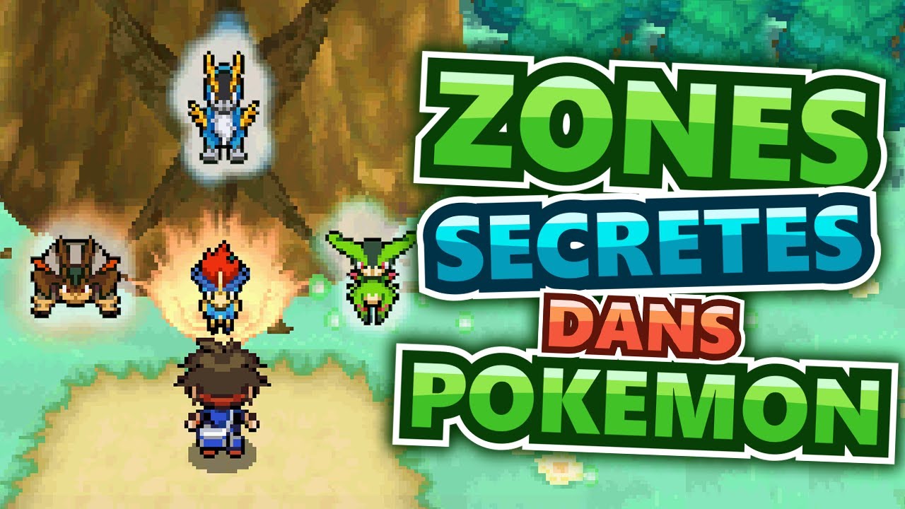 Les ZONES SECRÈTES des JEUX POKÉMON que VOUS AVEZ MANQUÉES