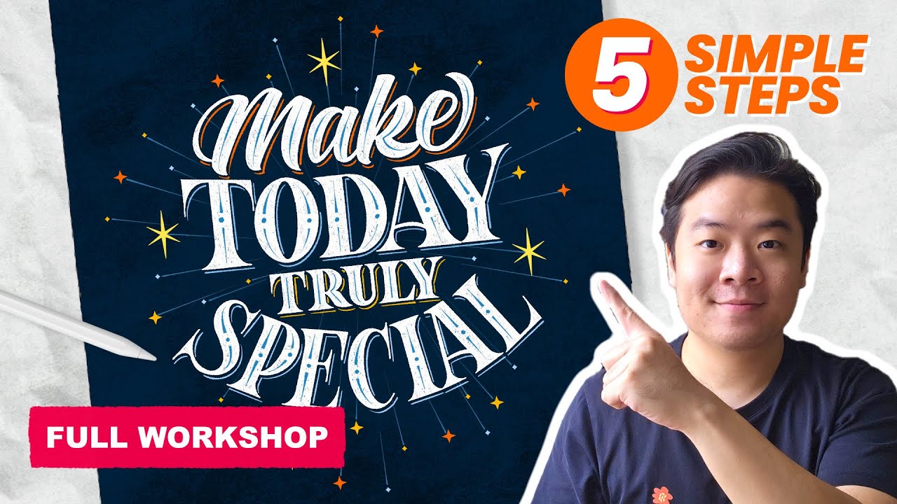 How To Layout Your Lettering Quotes - 5 Simple Steps for Stunning Designs! [FULL WORKSHOP]