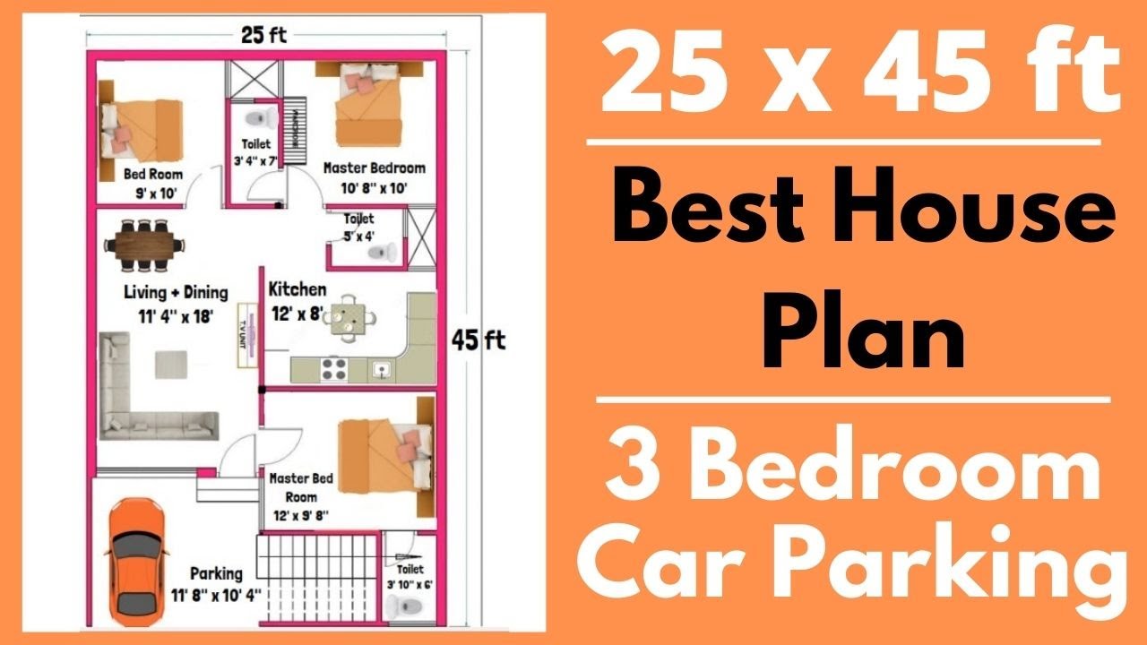 25x45 House Plan | 2 Bed  Room Plan | 25x45 Ghar ka Naksha | House plans | Ghar ka naksha