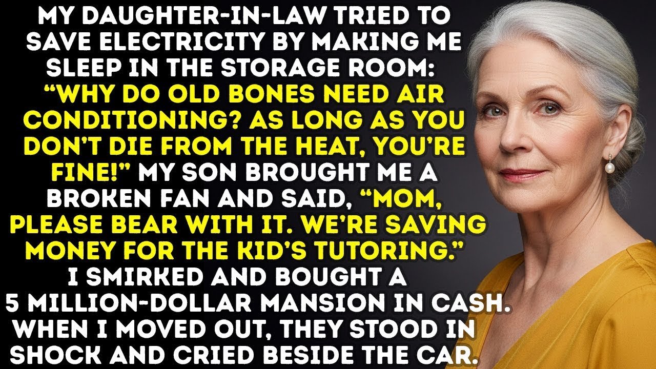 My Daughter-In-Law Mocked, “You’re Old, Skip The A_C—You Won’t Die From A Little Heat.”