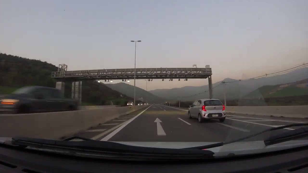 Cyclo Santiago Chile en ruta Chamisero autopista Nororiente Octubre 2023