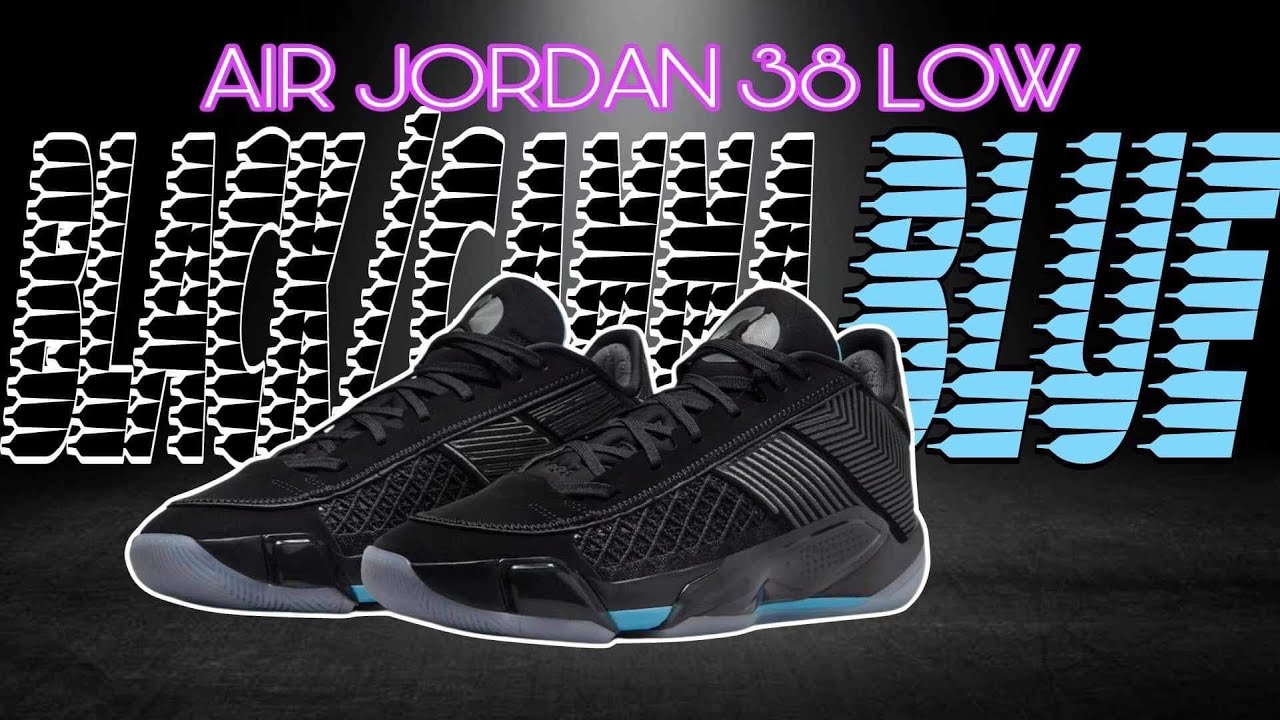 AIR JORDAN 38 LOW BLACK GAMMA BLUE 2024 DETAILED LOOK + PRICE
