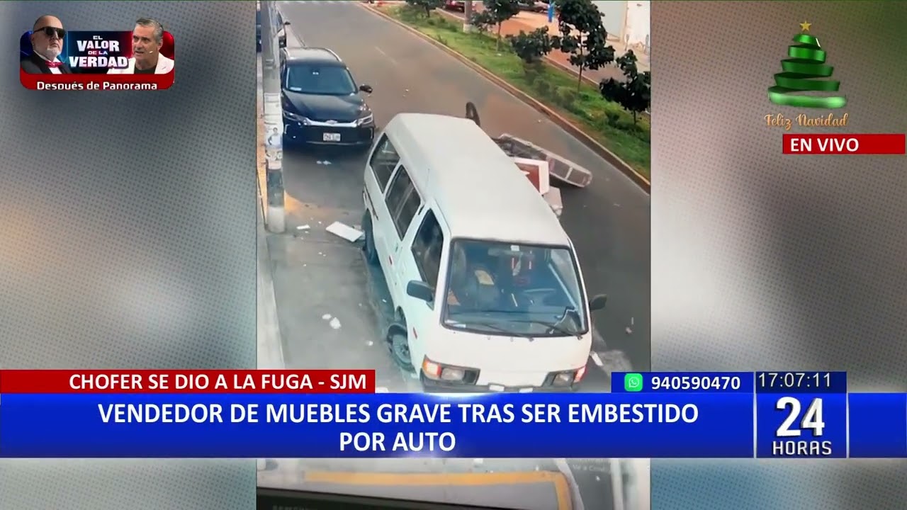 Adulto mayor permanece grave tras ser atropellado y abandonado en San Juan de Miraflores