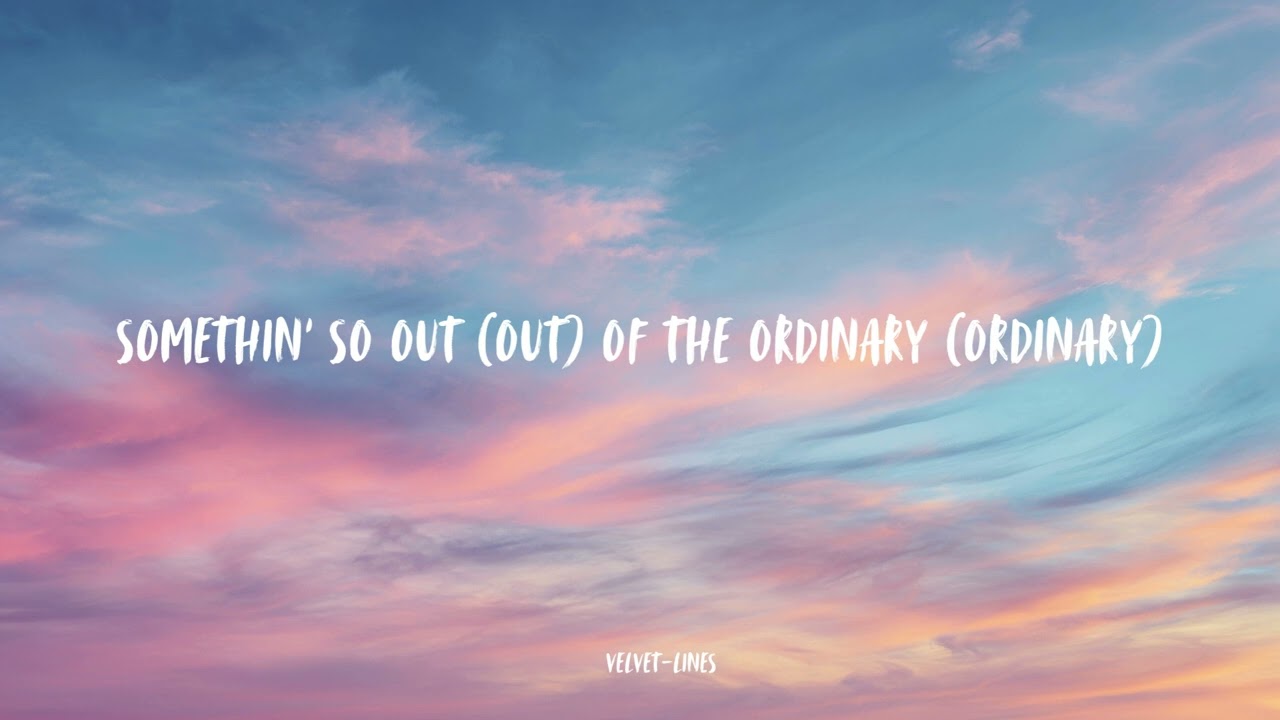 ORDINARY BY- ALEX WARREN 🌟✨☀️