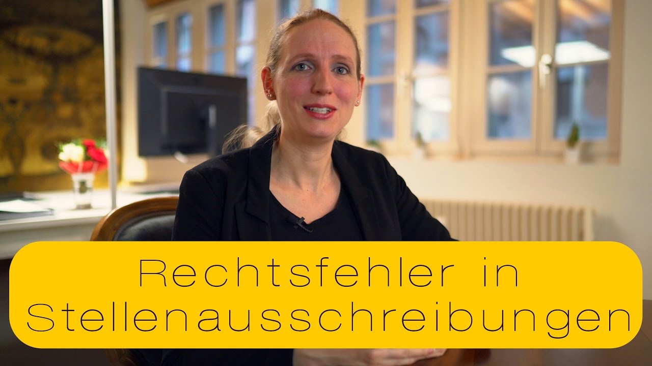 Rechtsfehler in Stellenausschreibungen vermeiden!