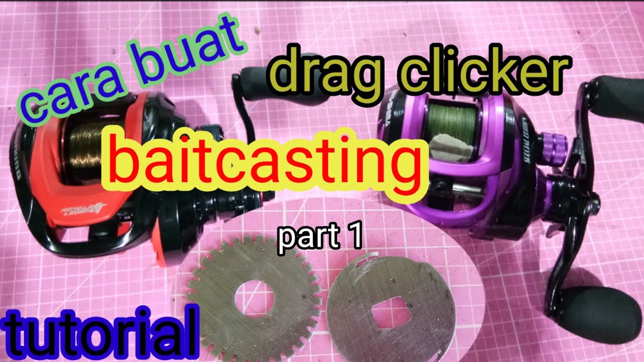 how to making dragclicker/cara membuat drag clicker part1 (baitcasting)